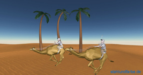 Development 3D designs for 3D models Steel Palm with Race Camel and Jockey. Project study 3D CAD