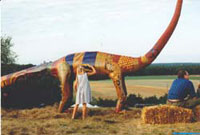 Dinosaur painting.