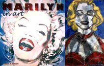Marilyn Monroe steel portrait.