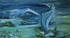 Pod of dolphins. 2009.