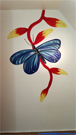 Wall painting butterfly. 2015.