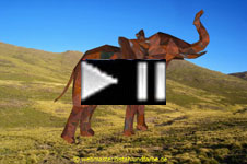 Project study 3D model designs for 3D model cubistic abstract mammoth statue.