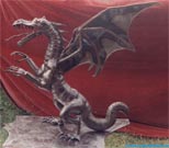 Steel sculpture dragon of the 1st generation.