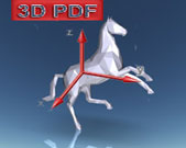 3D CAD Rising Horse Render 2012.